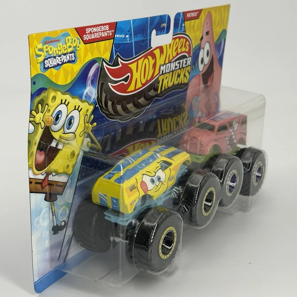 New! 2025 Hot Wheels Monster Trucks SpongeBob vs Patrick by Mattel RARE!!!